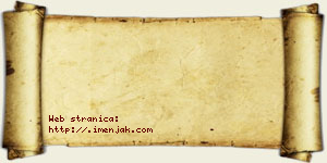 Tamara Dimitrijević vizit kartica